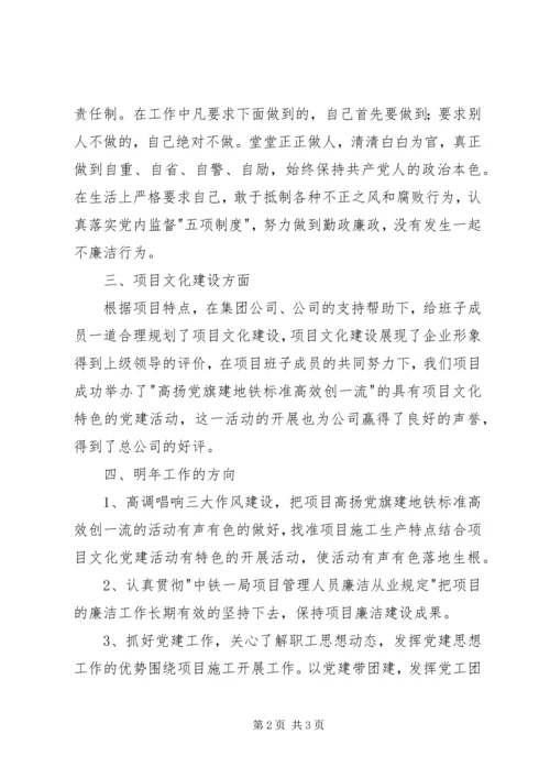 企业党委党政工作述职述廉.docx
