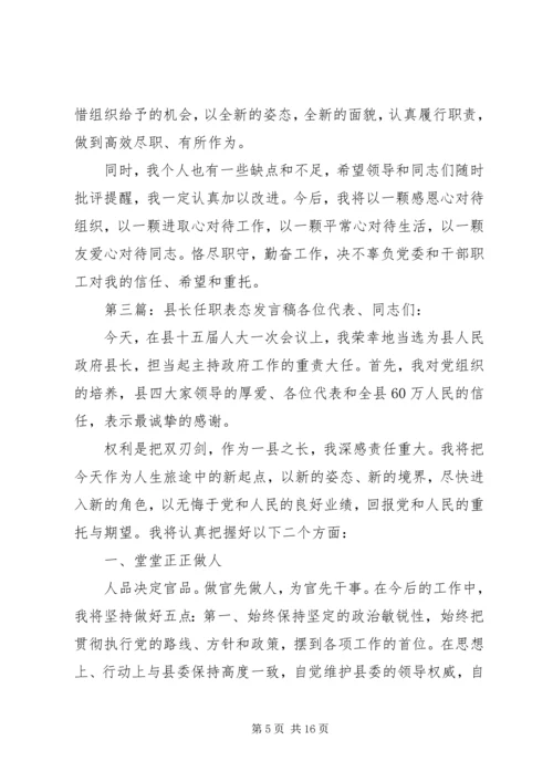 副局长任职表态发言稿.docx