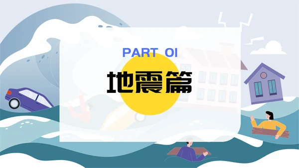 自然灾害防护指南洪水洪灾通用PPT模板