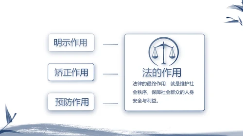 大气中国风法律讲座知识宣传教育动态PPT