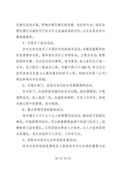 学习型组织建设方案 (3).docx