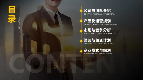 金融行业商业创业计划书模板