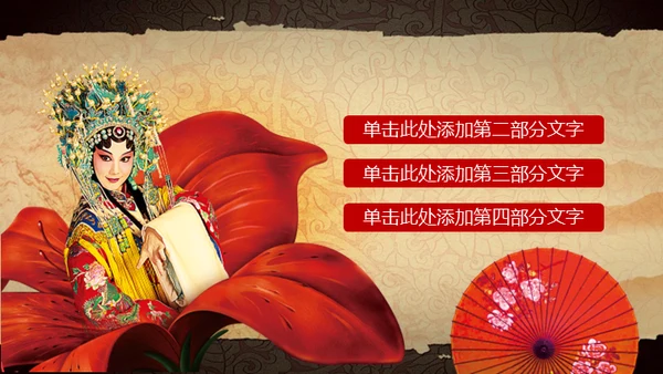 中华国粹戏曲文化京剧通用PPT课件