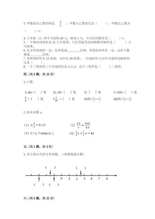 四川省【小升初】2023年小升初数学试卷（培优b卷）.docx