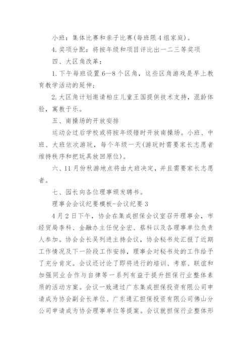 理事会会议纪要-会议纪要.docx