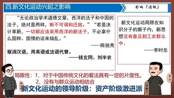第12课 新文化运动—2024-2025学年八年级历史上册课件（统编人教版）