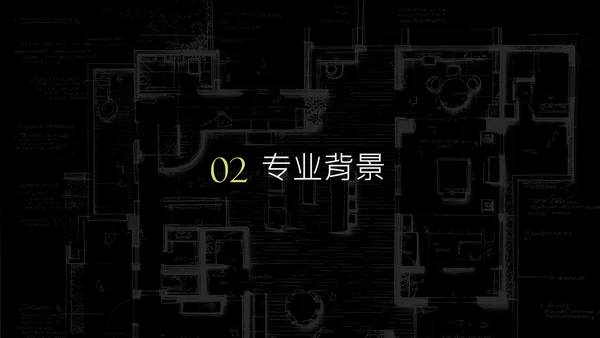 黑绿简约空间设计师个人职业介绍