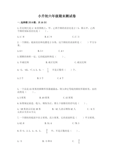 小升初六年级期末测试卷（综合题）.docx