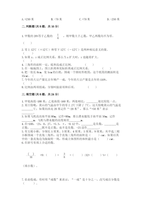 北京版六年级下册期末真题卷【全优】.docx