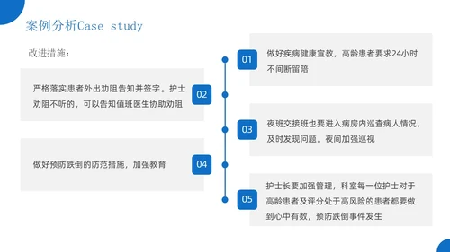 蓝色简约风护理警示教育医院培训宣传PPT课件
