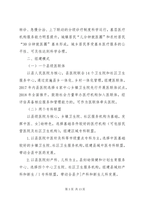 医联体实施方案新.docx