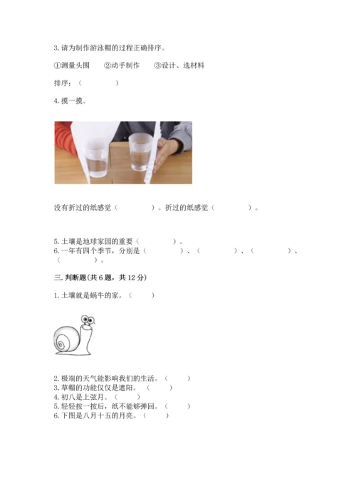 教科版二年级上册科学期末测试卷带答案ab卷.docx