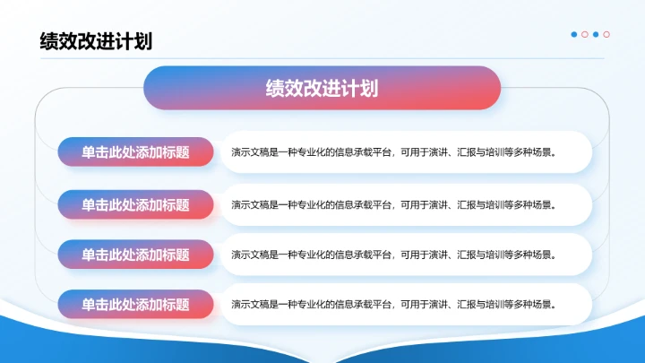 年中团队绩效复盘PPT模板