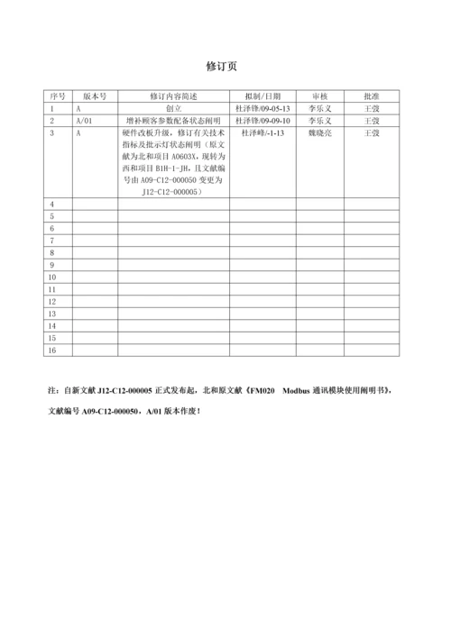 FMModbus通讯模块使用专项说明书.docx