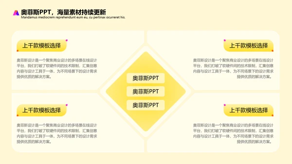 黄色插画扁平风评优评先方案PPT