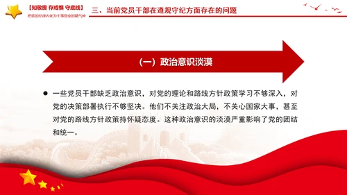 知敬畏存戒惧守底线PPT铁的纪律内化为干事创业的精气神微党课