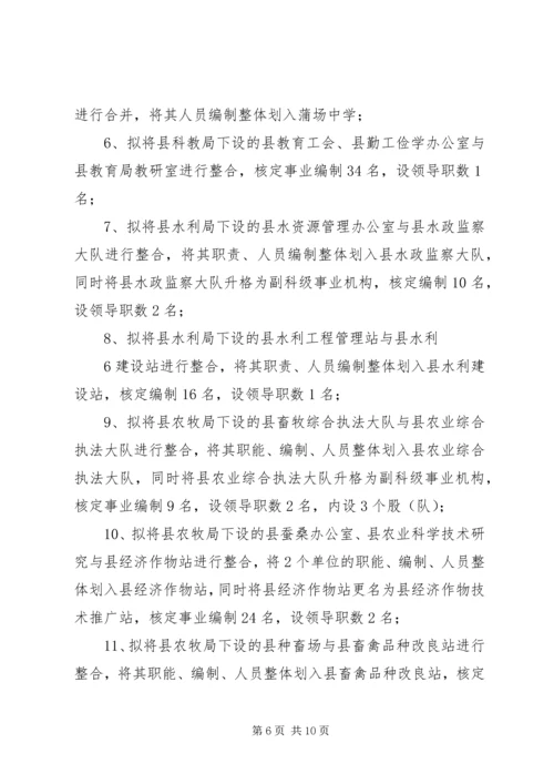 县级事业单位清理工作的情况报告.docx