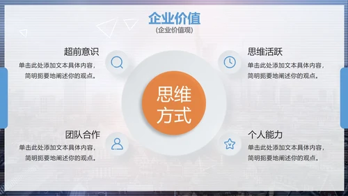实景大气商务简约企业文化宣传介绍PPT模板