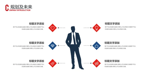 蓝色企业宣传企业简介公司简介PPT模板