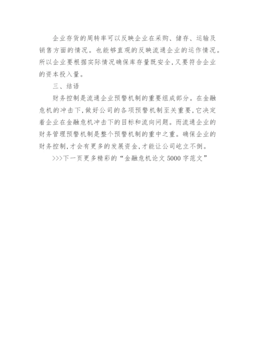 金融危机论文5000字范文.docx