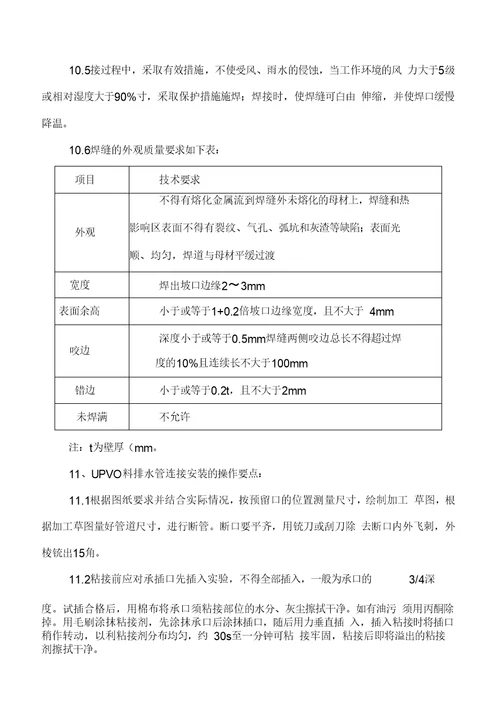 建筑给排水施工方案