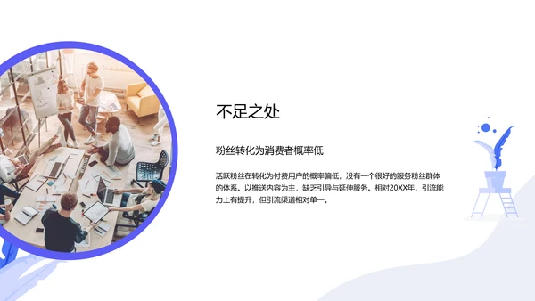 扁平风蓝色工作汇报PPT