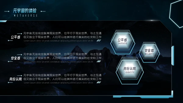 元宇宙科技未来已来通用PPT模板