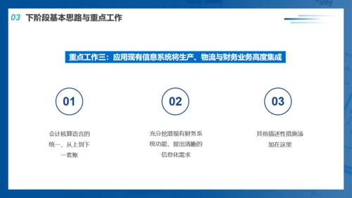 蓝色财务部工作总结通用PPT模板