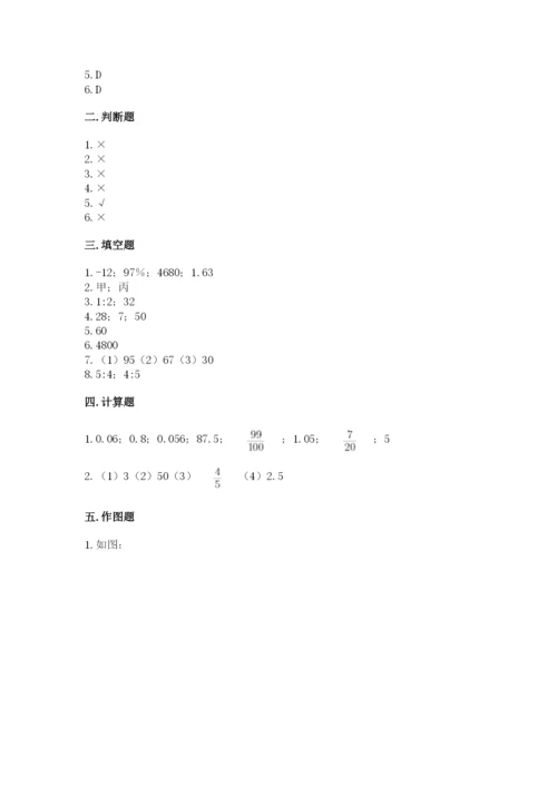 安宁市六年级下册数学期末测试卷（夺冠系列）.docx
