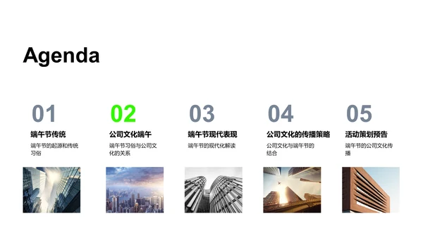 端午节的企业文化分享PPT模板