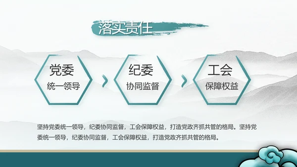 纪检监察党风廉政工作计划动态PPT