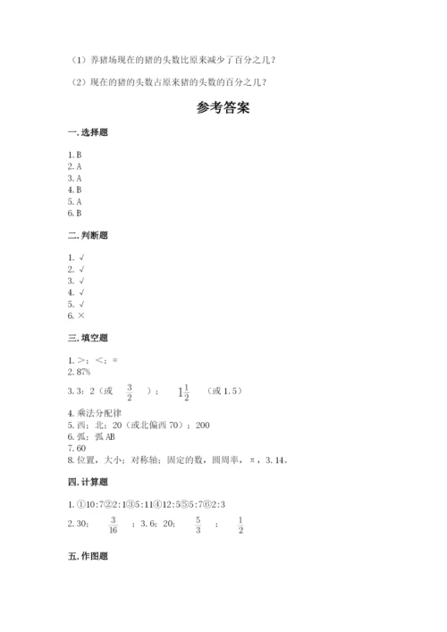 人教版六年级上册数学期末测试卷附答案（完整版）.docx