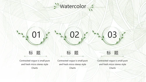 绿色小清新工作总结汇报计划PPT