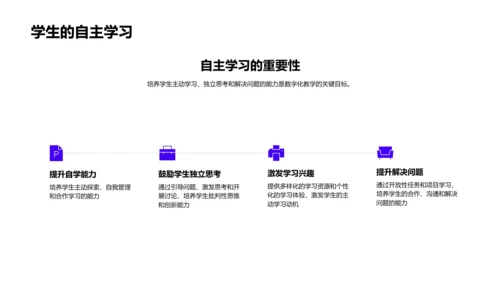 数字化教学探究PPT模板