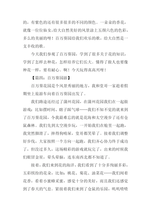 百万葵园作文400字.docx