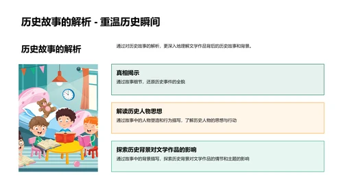 历史语文融合教学PPT模板