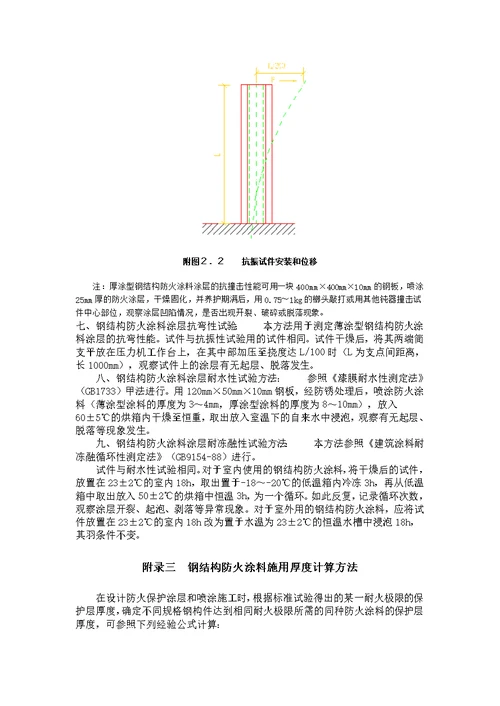 钢结构防火涂料应用技术规范