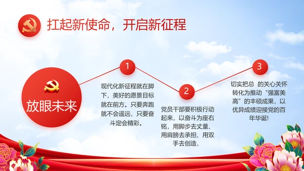 奋进新征程建功新时代五四青年节PPT封含