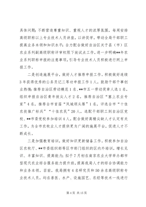 年度人才工作总结及工作计划（五篇）.docx