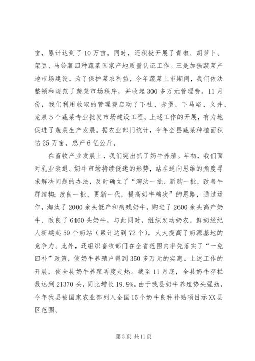 政府发展情况报告.docx