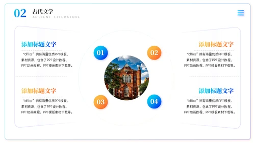 汉语言文学大学课程通用PPT模板