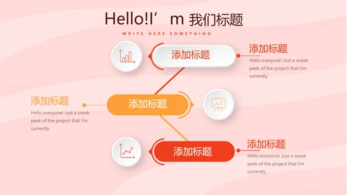 粉色时尚汉堡美食动态PPT