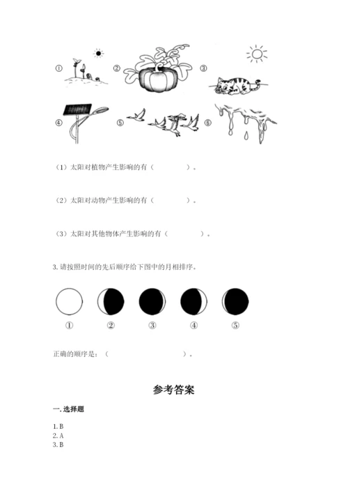 教科版小学二年级上册科学期末测试卷（典优）.docx