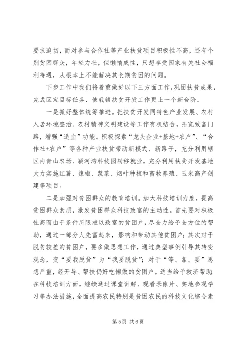 乡镇年终扶贫开发工作总结.docx