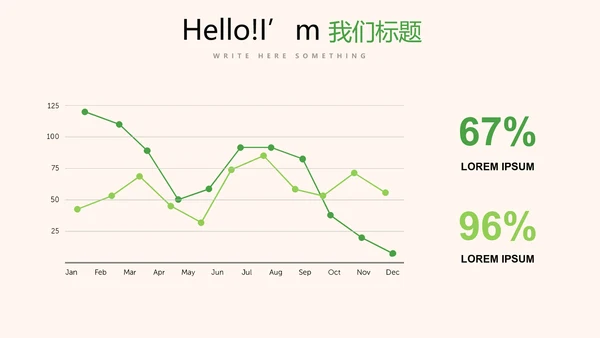 绿色小清新我爱春天小学生动态PPT模板