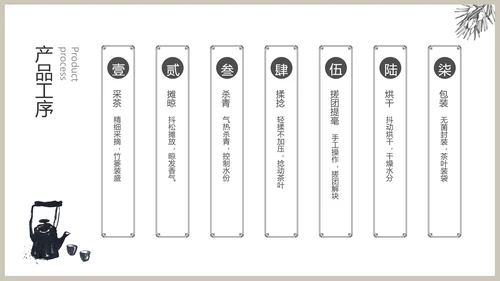白色春茶产品介绍宣传手册