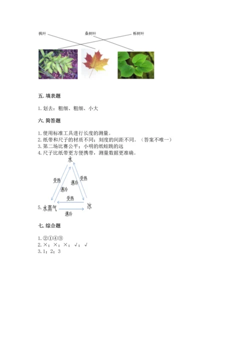 教科版小学一年级上册科学期末测试卷含答案【培优b卷】.docx