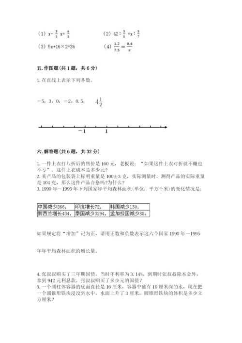 北京版六年级下册期末真题卷【培优a卷】.docx