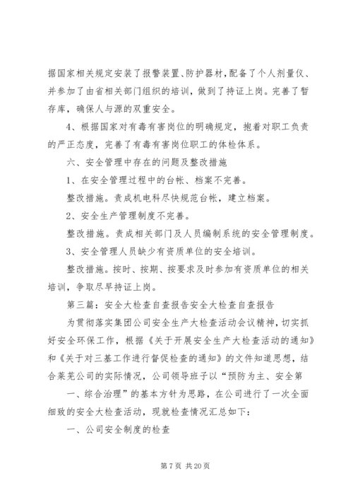 安全大检查自查报告 (4).docx