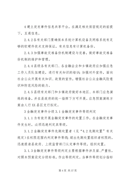 金融突发事件应急预案[范文模版].docx